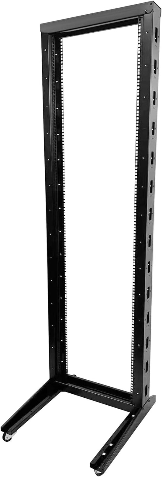 2 Post 42U Open Frame Server Rack 2-Post Server Rack Network Rack, by GlobalRack