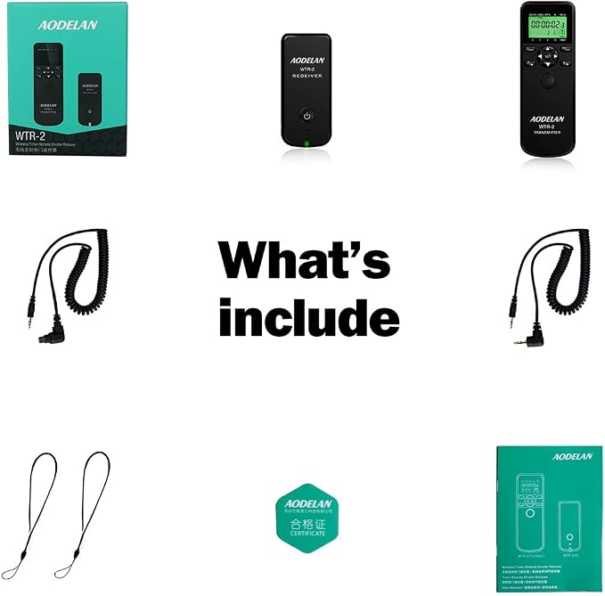 AODELAN Wireless Remote Control Shutter Release Timer intervalometer - Image 9