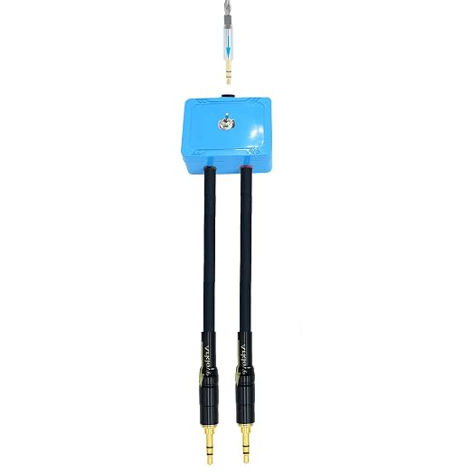 15ft Sound Channel swicher 1/8" aux Input 3.5mm Female to 2X 3.5 Output Switch by Arklove