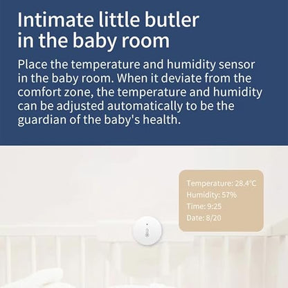 Haozee Zigbee Temperature and Humidity Sensor, ZigBee Hub Required, - Image 5