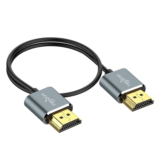 Twozoh Ultra-Thin HDMI to HDMI Cable 5FT, Hyper Slim HDMI 2.0 Cable, Extreme - Image 7