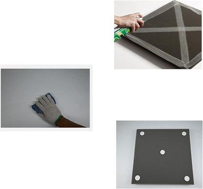 96 Pack Black/RED 12 "X 12 "X1" Acoustic Panels Studio Soundproofing Foam Wedge - Image 8