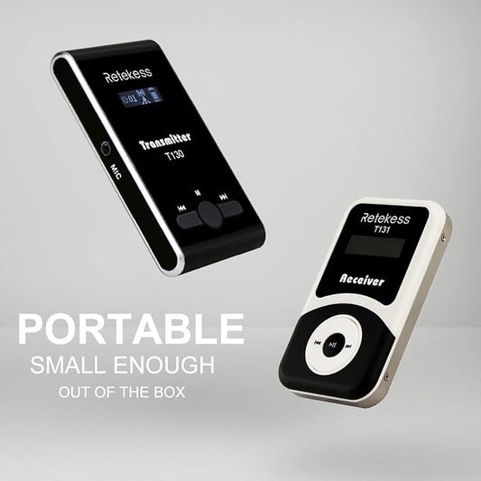 Retekess T130 Wireless Audio Tour Guide System, Translation Headphones - Image 2