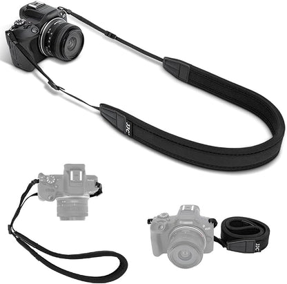 Soft Camera Shoulder Strap for Canon EOS R50 R50V R100 R10 R6 Mark III II R5 by JJC