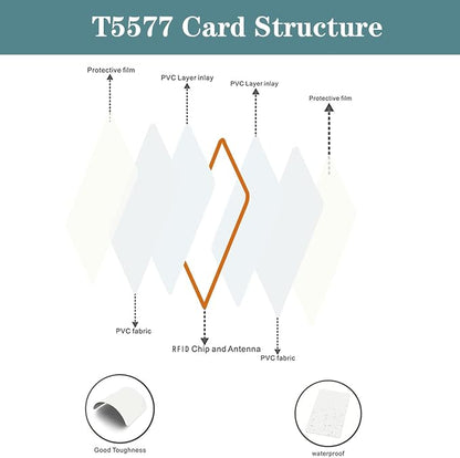30pcs T5577 Thick Smart Cards, Contactless 125khz RFID Rewritable Proximity - Image 6