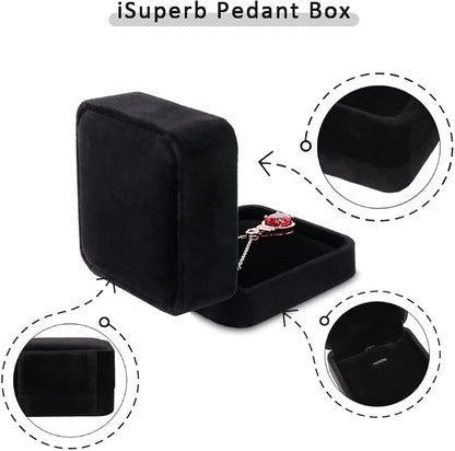 2Pcs Classic Velvet Necklace Box - Image 5