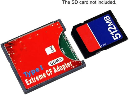 ChenYang SD SDHC SDXC to CF Type I Compact Flash Memory Card Adapter Reader - Image 3