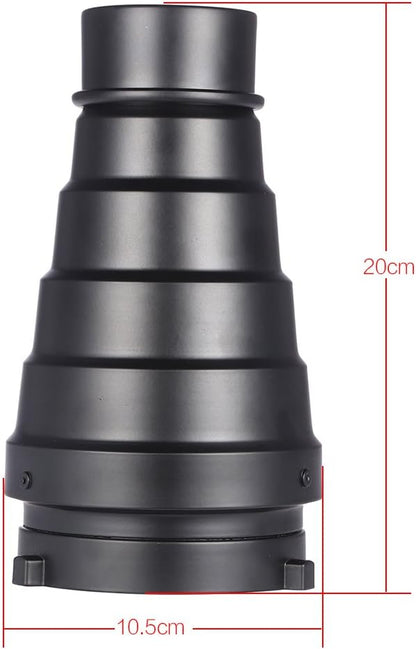 Metal Conical Studio Snoot Kit - Image 6