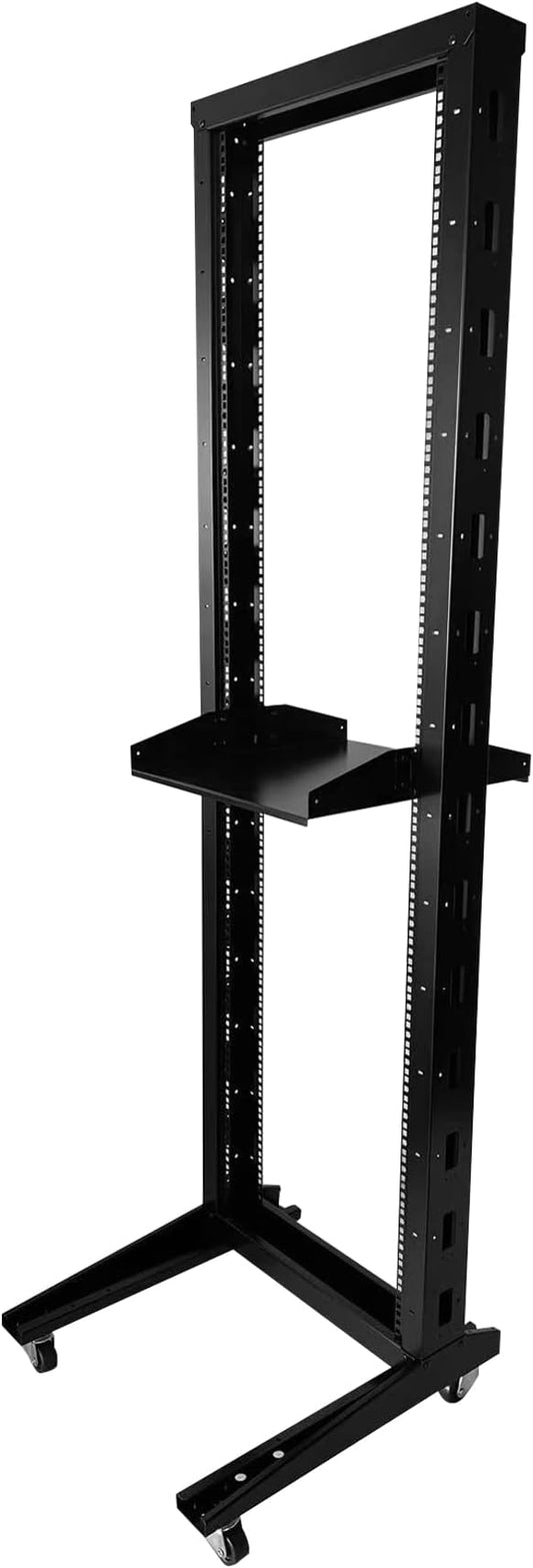 2 Post 38U Open Frame Server Rack 2-Post Server Rack Network Rack, by GlobalRack