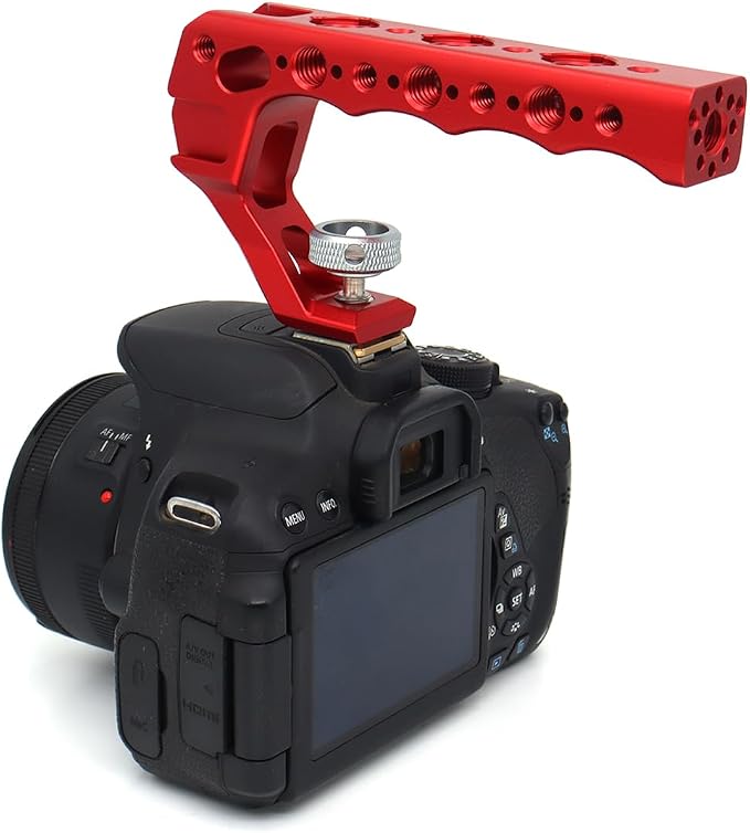 Top Handle Camera Grip with Cold Shoe Base - Image 7