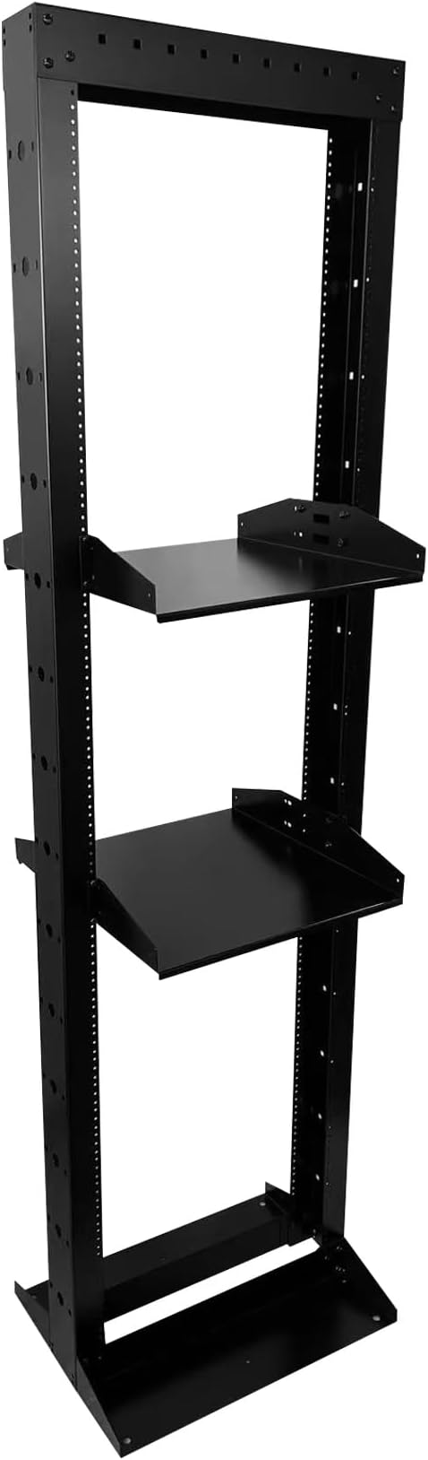 2 Post 42U Open Frame Server Rack 2-Post Server Rack Network Rack, Comes by GlobalRack
