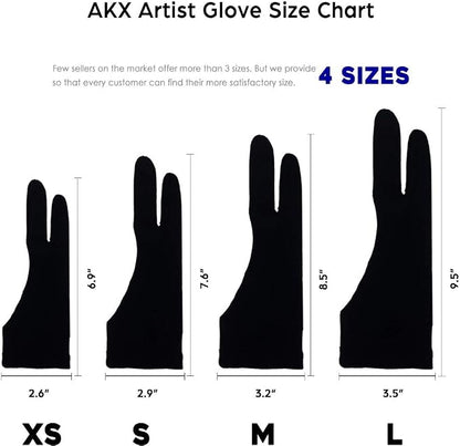 AKX Artist Glove, Palm Rejection Drawing Glove - Image 6