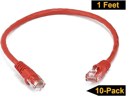 iMBAPrice - 15ft Cat5e Network Ethernet Patch Cable - Red - Image 2