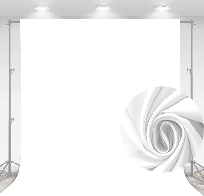 9x6FT White Backdrop for Photography, High Density Polyester Fabric Background - Image 2
