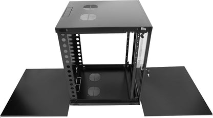 15U Server Cabinet Wall Mount Rack Enclosure - Image 4