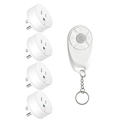 Remote Control Outlet, Wireless Light Switch, 500ft Range, No Wiring Needed by greencycle