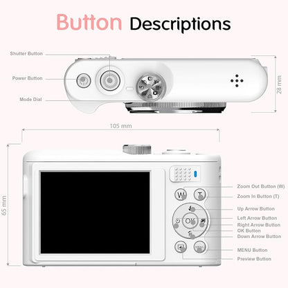 Fansbe Smart Digital Camera, 4K Vlogging Camera - Image 7