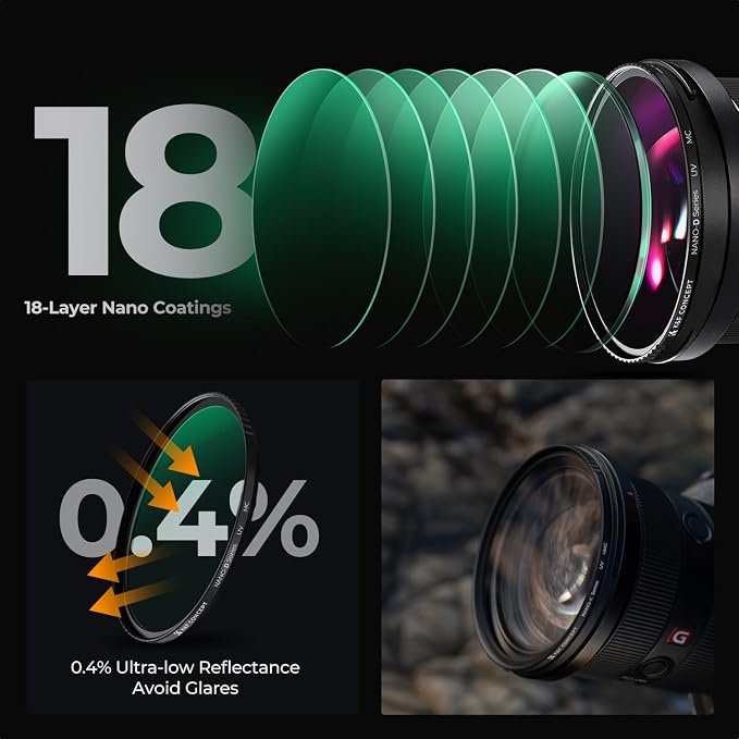 K&F CONCEPT 46mm MC UV Lens Protection Filter - Image 5
