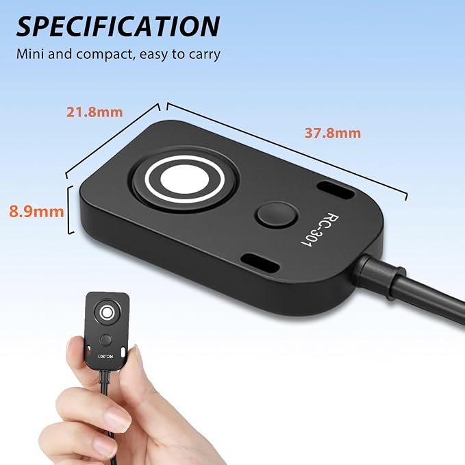 RC301-3.5mm for Fuji GFX100II/GFX100 RF xs10 XT50 Cable Shutter Release Cable - Image 6