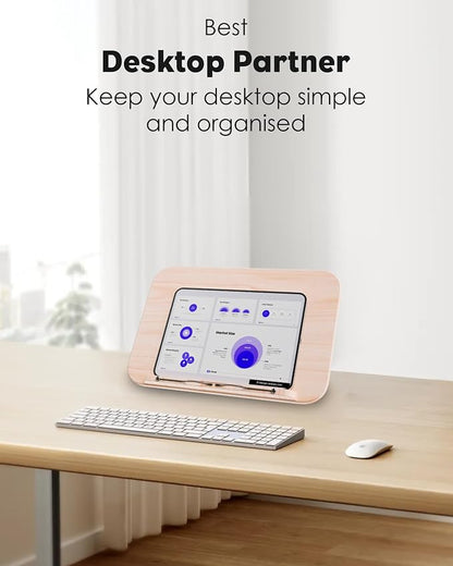 2 in 1 Dual-use Floor Book Stand & Desktop Book Stand, Height Adjustable from - Image 6