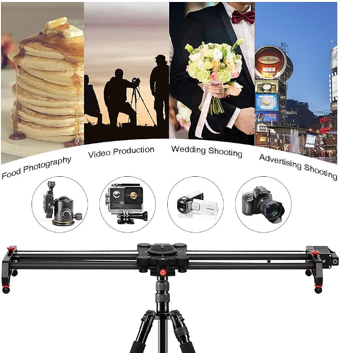 GVM Great Video Maker Camera Motorized Slider, Automatic Round Trip, Time Lapse - Image 5