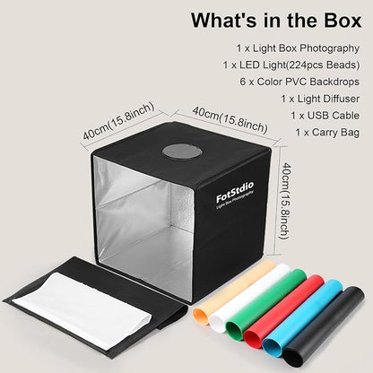 Light Box Photography, 16x16 inch Large Photo Light Box - Image 8