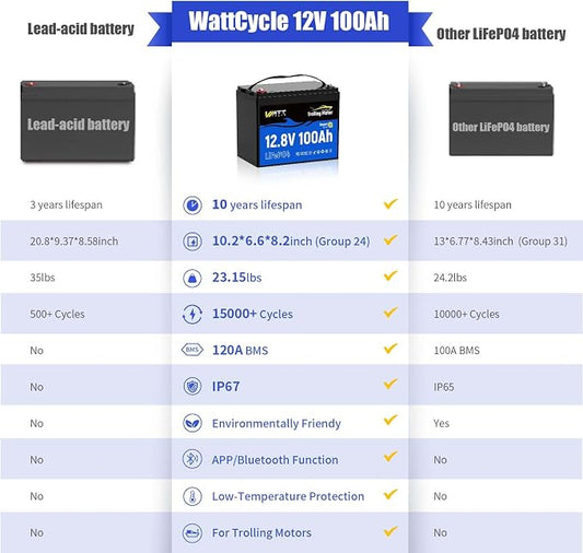 12V 100Ah TMBT LiFePO4 Lithium Battery - Image 2