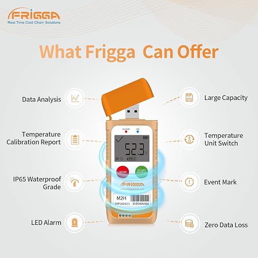 Frigga M2H 10 Pack Reusable Temperature Humidity Data Logger USB Digital - Image 5