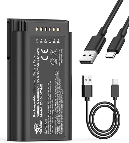 melasta E340 6700mAh Replacement Battery by melasta
