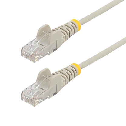 StarTech.com 25ft Gray Slim CAT6 Ethernet Cable, Snagless RJ45, 28AWG Pure Bare by StarTech