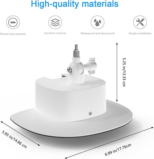 Rain Sun Shield Cover with Adjustable Mounting Bracket Compatible with eufy - Image 2