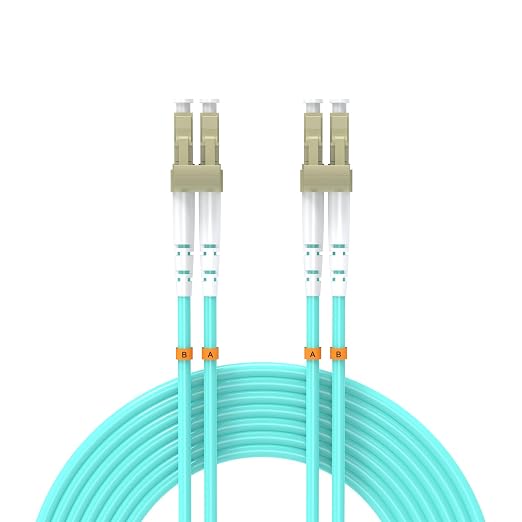 25Meters 82ft LC/UPC-LC/UPC 10GB Multi-Mode Fiber Optic Cable LC to LC OM3 by Buacoz