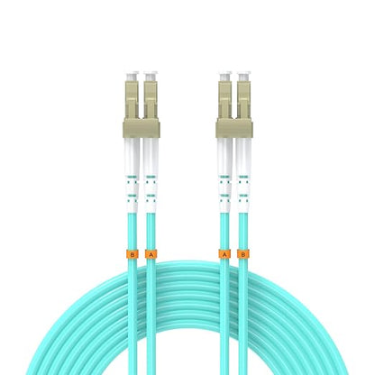 5Meters 17ft LC/UPC-LC/UPC 10GB Multi-Mode Fiber Optic Cable LC to LC OM3 LC-LC by Buacoz