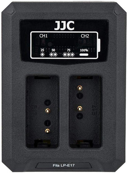 JJC LP-E17 Battery Charger USB Dual Slot by JJC