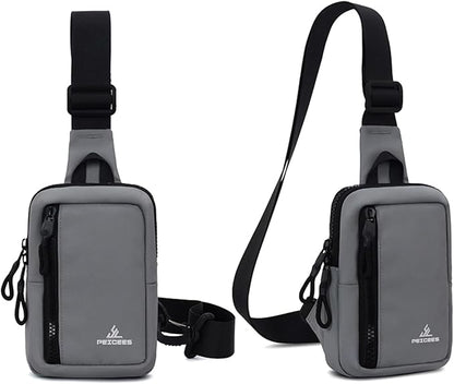 Peicees Small Crossbody Bag for Men Women Mini Sling Bag Travel Running Phone - Image 8