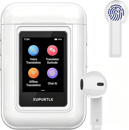 Xupurtlk AI Translation Earbuds Real Time, 120 Offline Packages Audifonos by XUPURTLK