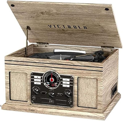 Victrola The Quincy 6-in-1 Bluetooth Record Player & Multimedia Center by Victrola