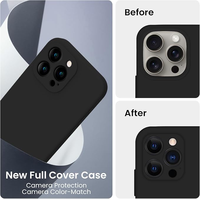 FireNova Designed for iPhone 15 Pro Case, Silicone Upgraded Phone Case with - Image 3
