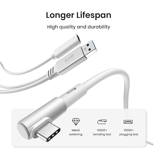 KIWI design Link Cable with Charging 16FT Compatible with Meta Quest - Image 2