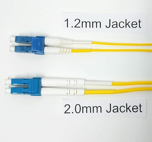 10 Meter Singlemode Duplex 1.2mm Ultra High Density Fiber Optic Cable - Image 5
