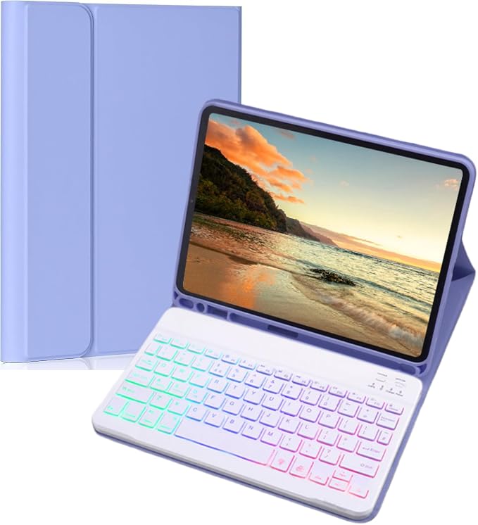 Keyboard Case for Galaxy Tab A8 10.5 Inch 2022, Slim Lightweight 7 Color by Unknown