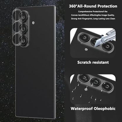 3+2 Pack Tempered Glass for Samsung Galaxy Z Fold 7 Screen Protector - Image 5