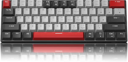 60% Mechanical Gaming Keyboard, Mixed Color Keycaps Gaming Keyboard by Camiysn