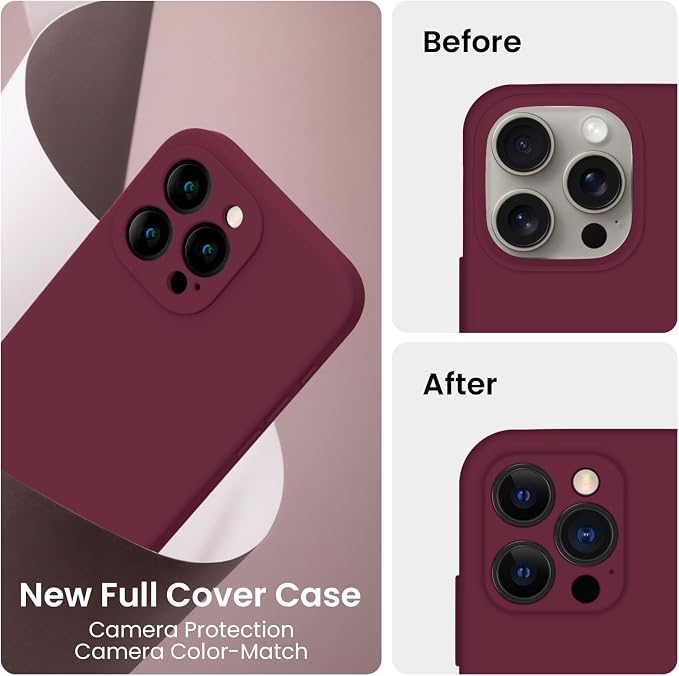 FireNova Designed for iPhone 15 Pro Case, Silicone Upgraded Phone Case with - Image 3