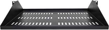 StarTech.com 2U Server Rack Shelf, Center Mounted Universal Vented Rackmount - Image 4