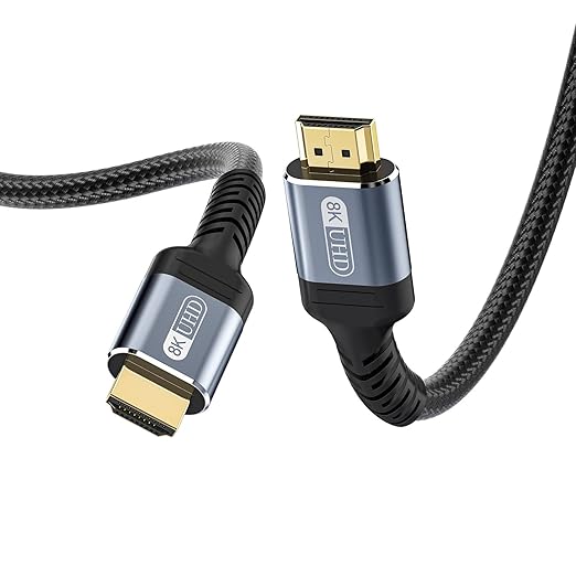 HDMI Cable 3ft 8K 2.1 HDMI 48Gbps Ultra High Speed Stable HDMI Cord-8K@60Hz by Fibopitcal