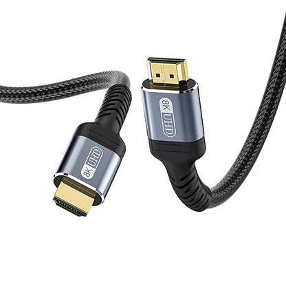 HDMI Cable 3ft 8K 2.1 HDMI 48Gbps Ultra High Speed Stable HDMI Cord-8K@60Hz by Fibopitcal