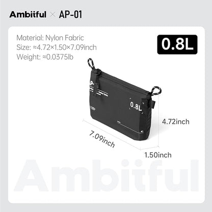 AMBITFUL AP-01 Water-Resistant Organizer Pouch, Ultra-Light Travel Storage Bag - Image 8