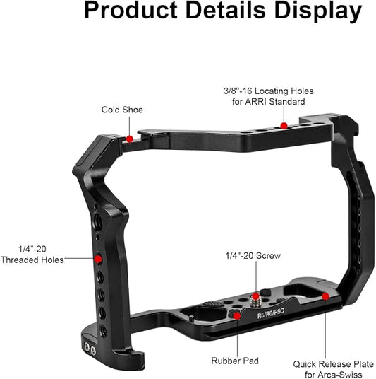 R5 ii/R5/R6/R5C/R6 ii Camera Cage, R5 Mark ii/R6 Mark ii Cage - Image 2