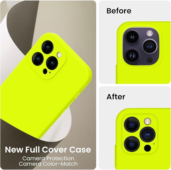 FireNova for iPhone 14 Pro Case, Silicone Upgraded Phone Case with, Soft - Image 3